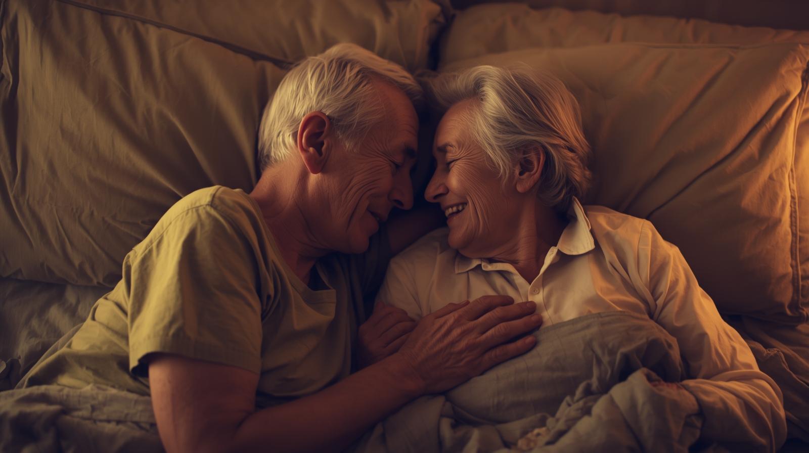Folded blanket on bed, gift oriented